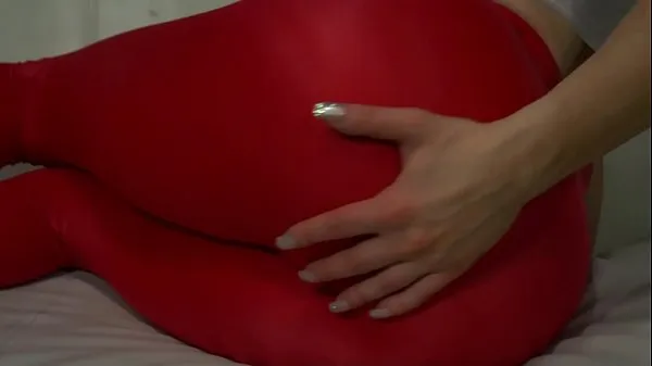 Hot Ass Worship in Red Leggings warm Movies