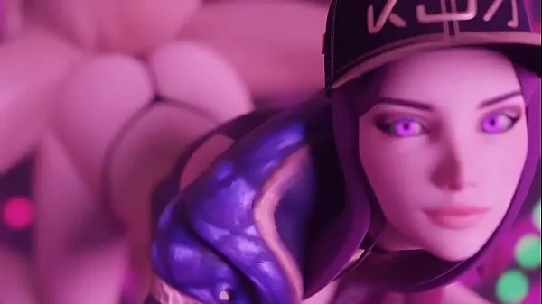 Hot Akali Fucked from behind ( Blender Animation warm Movies