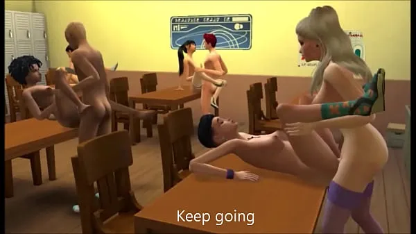 The Sims XXX In school Film hangat yang hangat