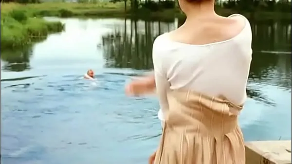 Hot Irina Goryacheva Nude Swimming in The Lake warm Movies