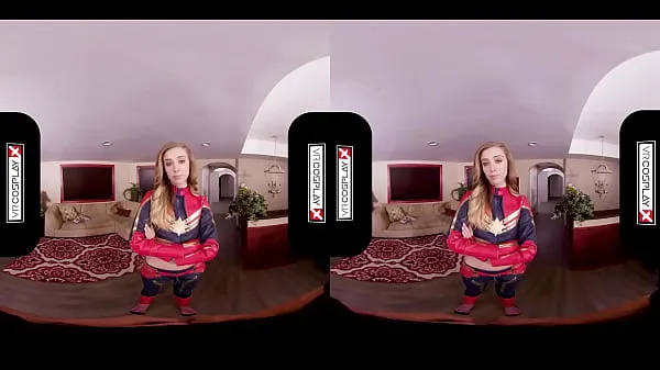 Captain Marvel XXX Cosplay VR Porn Filem hangat panas