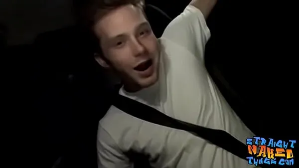 Hot Straight buddies get in the car to jerk off together warm Movies