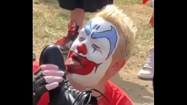 Hot Muddy Boot Worshiping By A Clown warm Movies