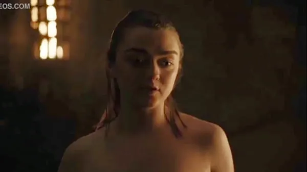 Maisie Williams/Arya Stark Hot Scene-Game Of Thrones Filem hangat panas