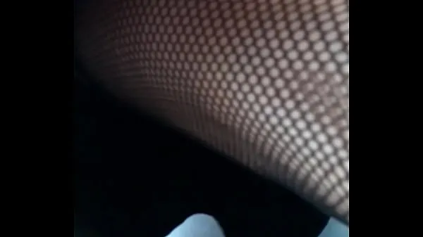 Hot Uni slut in garter belt and fishnet stockings 1/2 warm Movies