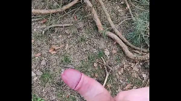 Hot jerking off in forest warm Movies