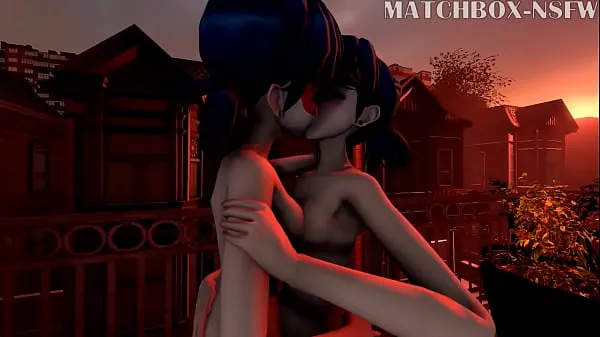 뜨거운 Miraculous ladybug lesbian kiss 따뜻한 영화