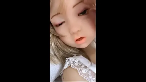 Hot 106cm Yoyo Young sex doll teen girl silicone realistic from warm Movies