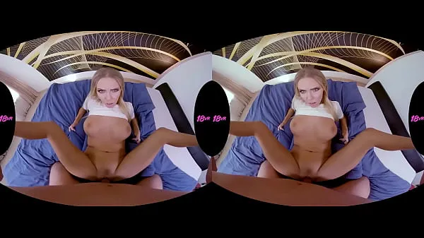Tantalizing Big Titty Blonde Teen Smashed in Kitchen VR Sex Filem hangat panas