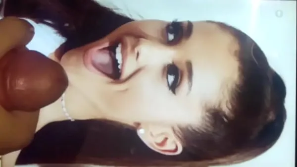 Ariana Grande Cum Tribute Film hangat yang hangat