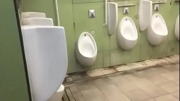 Hot piss in public toilet warm Movies