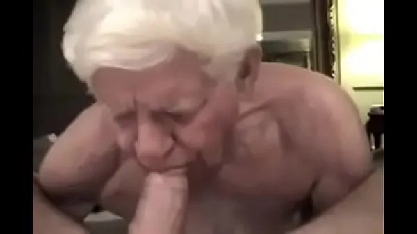 Hot Gray haired grandpa suck huge cock and get it in his ass warm Movies