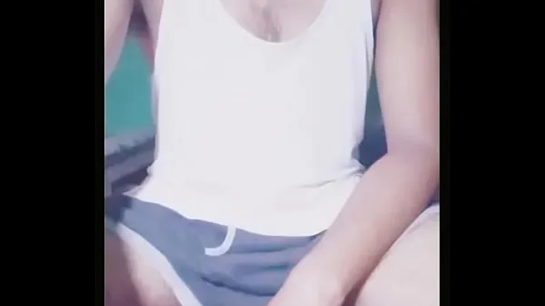 Gay boy shows his dick and jerk off Film hangat yang hangat