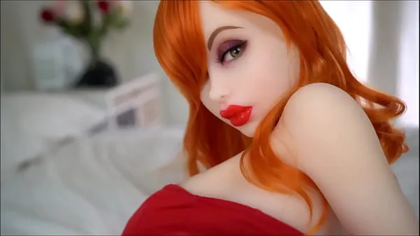 Sıcak Super hot girl with big breast 150cm Jessica sex doll Sıcak Filmler