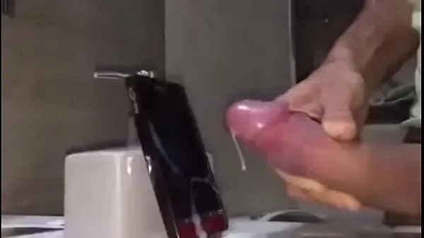 Hot Cumshot on the mobile warm Movies