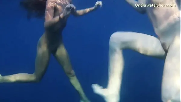 Vroči Girls on Tenerife underwater lesbians topli filmi