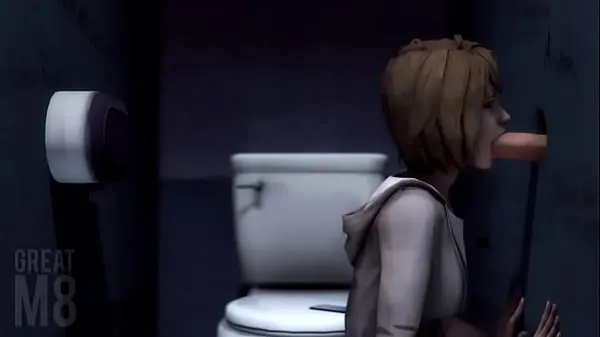 Hotte Max meets a cock in the glory hole - Life is Strange - Credit on GreatM8 varme film