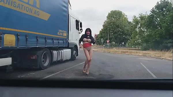 Hot topless dance outside warm Movies