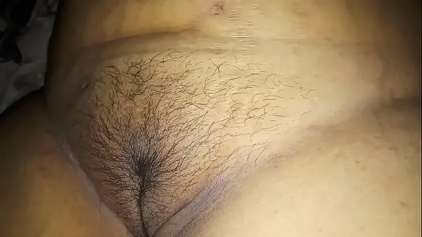 Wife's Light haired beautiful puffy pussy between creamy thigh Film hangat yang hangat