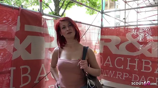 GERMAN SCOUT - Redhead Teen Jenny Fuck at Casting Filem hangat panas