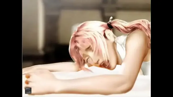 Hot FFXIII Serah fucked on bed | Watch more videos warm Movies