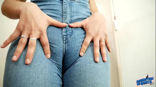 Hot AMAZING Teen ASS in Super Tight Jeans And Perfect Cameltoe warm Movies