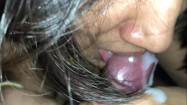 Hot Sexiest Indian Lady Closeup Cock Sucking with Sperm in Mouth warm Movies