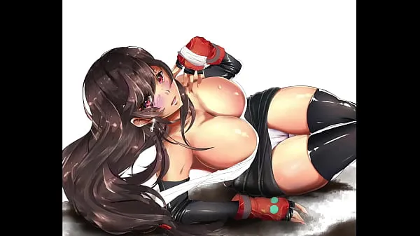 Hotte Hentai] Tifa and her huge boobies in a lewd pose, showing her pussy varme filmer