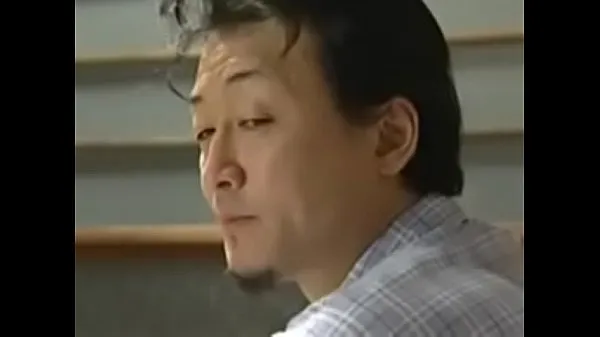 Kuumia Japanese wife cheating on her old husband with his lämpimiä elokuvia