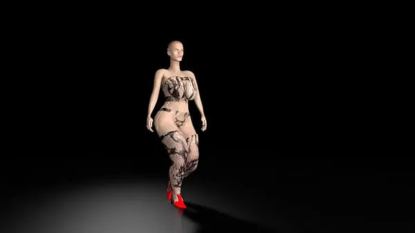 Hotte Big Butt Booty 3D Models varme film