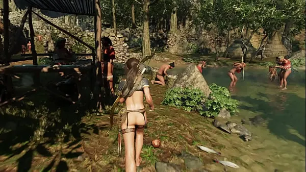 Kuumia Shadow Of the Tomb Raider Nude Mod Look lämpimiä elokuvia