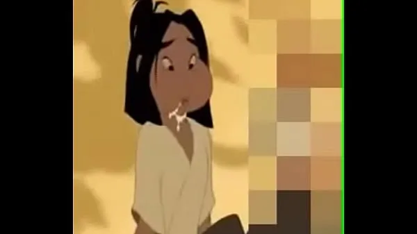 Hotte Mulan gets mouth full of cum varme filmer