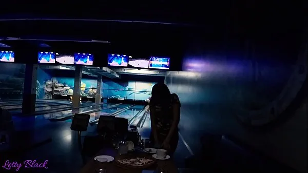 Hot Public Remote Vibrator In Bowling Together With Friends - Letty Black warm Movies