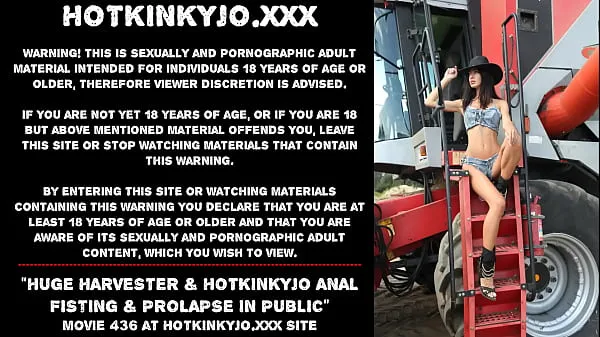 Hot Public anal fisting at the farm and prolapse of HKJ warm Movies