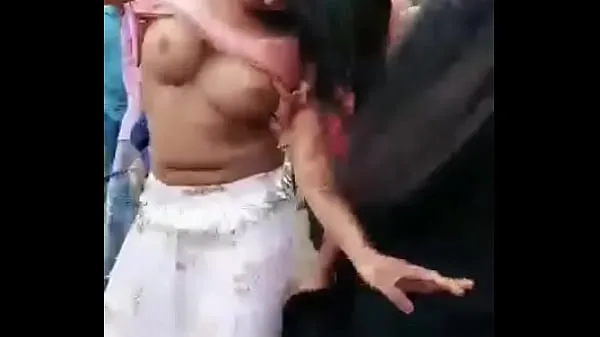Hot HOT INDIAN STREET DANCE AND BOOBS EXPOSING warm Movies