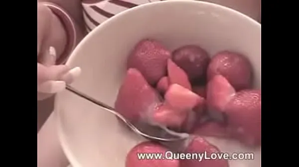 गर्म Queeny- Strawberry गर्म फिल्में