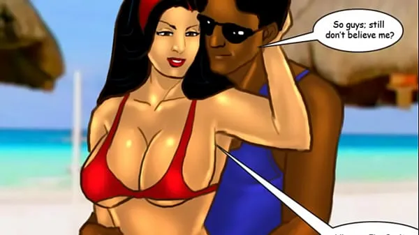 أفلام ساخنة Savita Bhabhi Episode 33 - Sexy Summer Beach دافئة