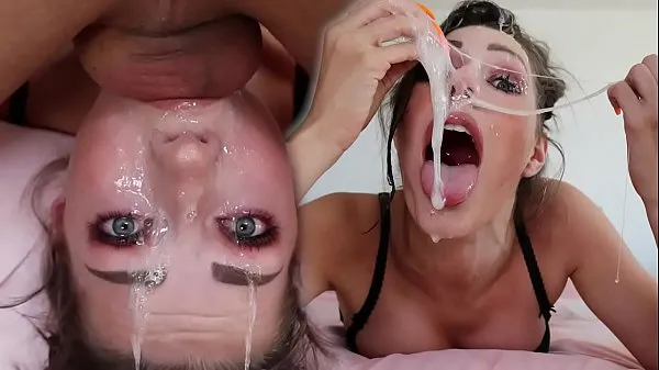 Heta Sloppy Upside Down Throat Fuck - Balls Deep Facefucking with Young Amateur Teen - Shaiden Rogue varma filmer