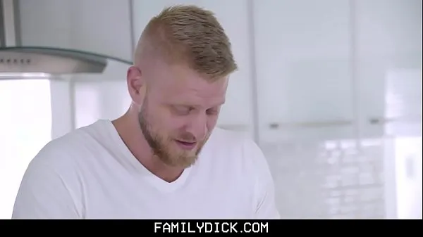Hot FamilyDick - Muscular Stepdaddy Stuffs His Boy Before Thanksgiving Dinner warm Movies