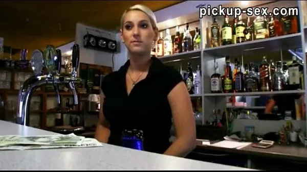 Hot Hot blonde bartender gets pussy banged good for money warm Movies