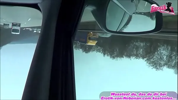 german slut make blowjob in car while driving and swallow cum pov Film hangat yang hangat