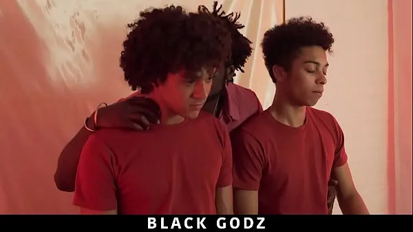 BlackGodz - Derek Cline Gets Barebacked By A Black God Filem hangat panas