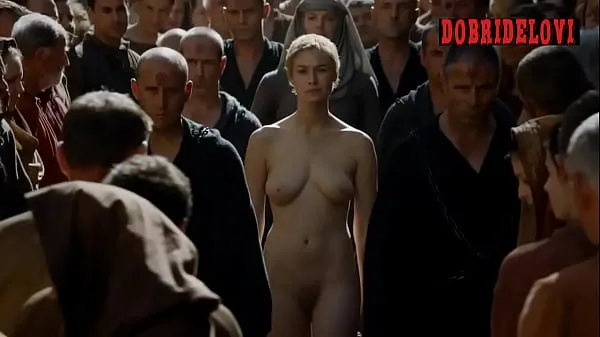 گرم Lena Headey walk of shame for Game of Thrones on گرم فلمیں