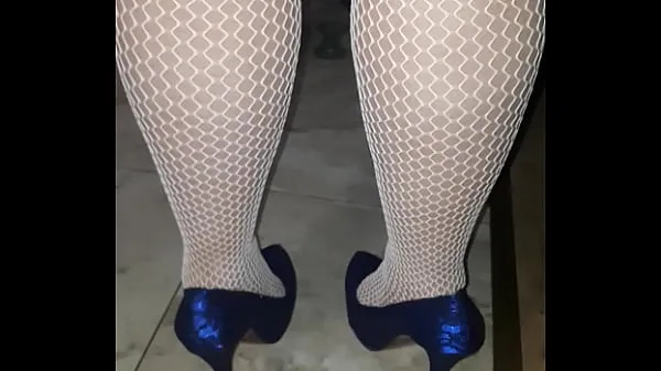 Vroči Msjuicybbw in high heels, stockings big ass topli filmi