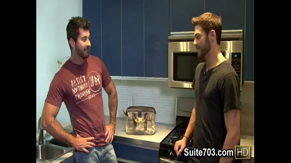 Hot Gay plumber Berke gets humped by Tommy at work only on Suite703 warm Movies