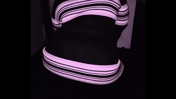 Hotte Striped ass twerk at party 2020 white booty varme film