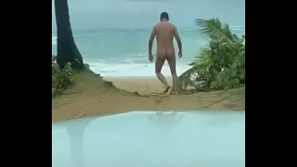 Naked beach nude public Filem hangat panas