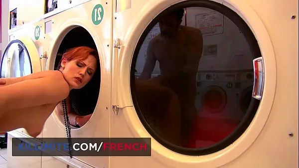 ภาพยนตร์ยอดนิยม Laundromat sex with French redhead hot girl เรื่องอบอุ่น