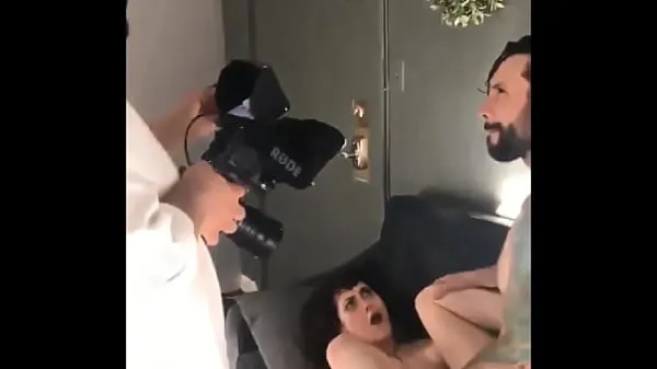 Hot CAMERAMAN EATING CHOCOLATE ECLAIR WHILE RECORDING PORN SCENE (giving in the mouth for the actor to eat, she got mad warm Movies