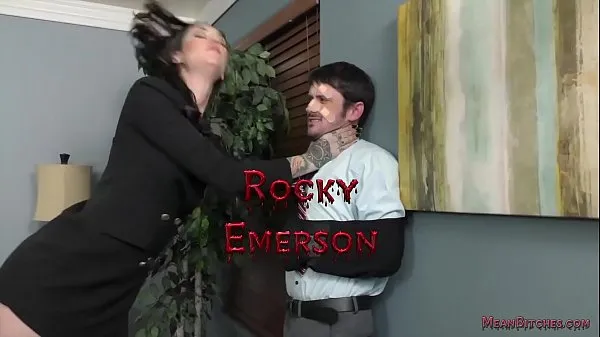 Vroči Tall Beautiful Office Bully - Rocky Emerson - Femdom topli filmi